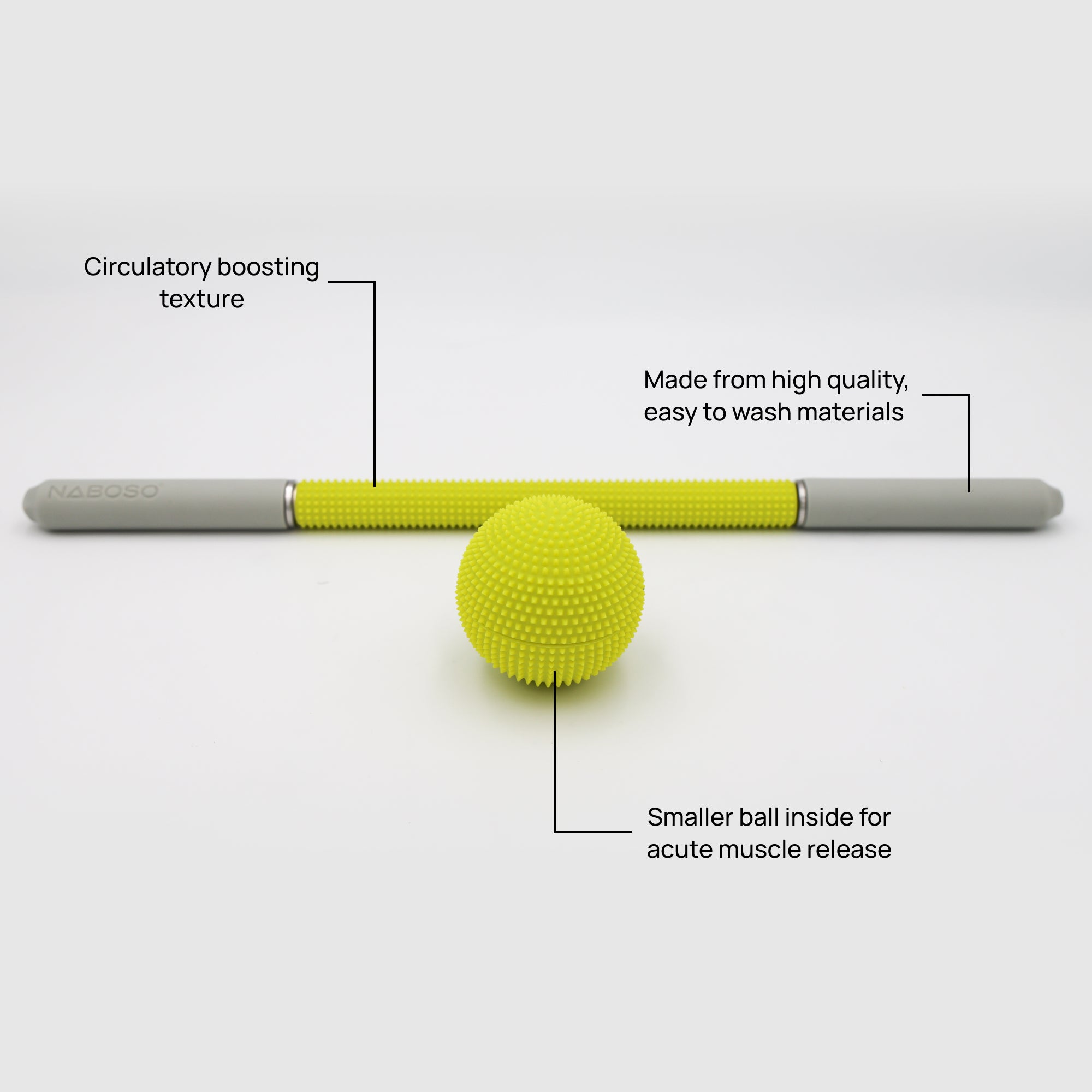 Green Neuro Ball and Neuro Stick Bundle – Naboso Canada
