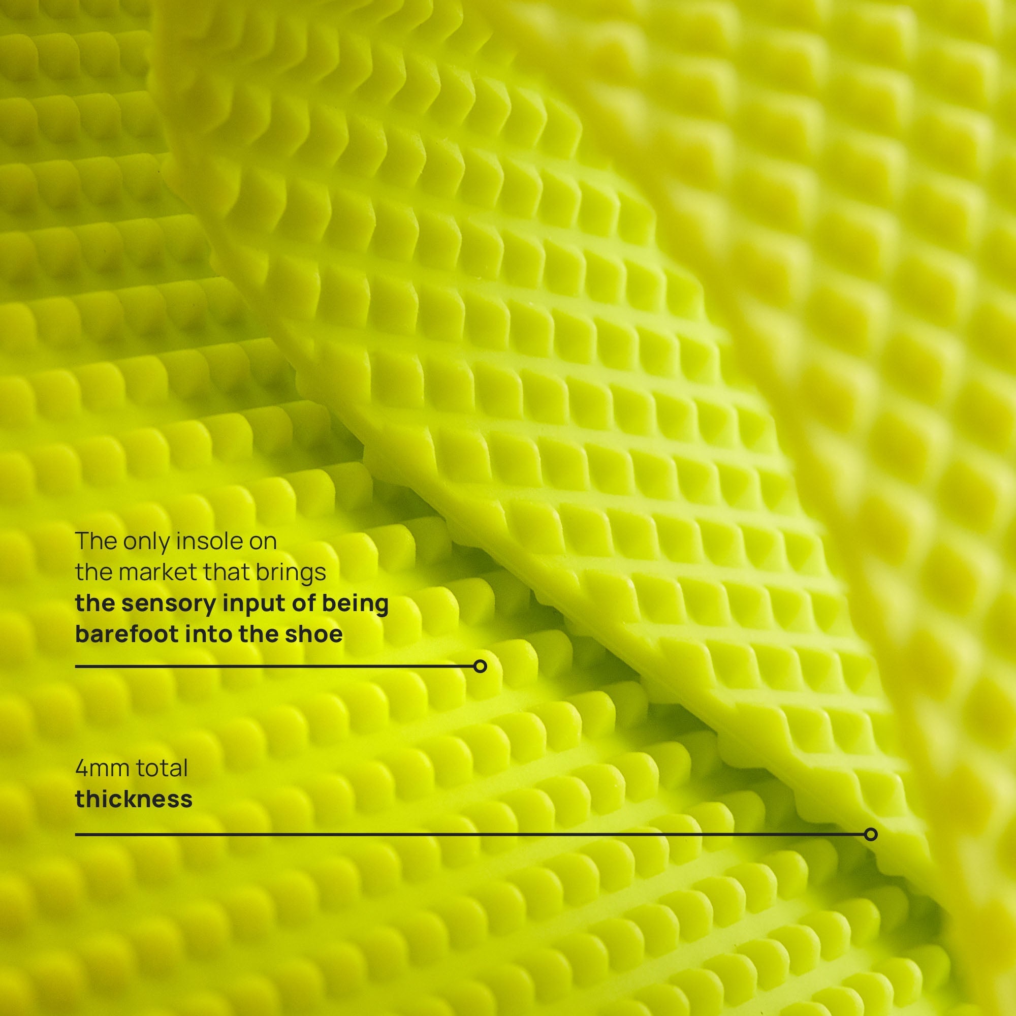 Dual Sided, Reversible Textured Insoles to Improve Foot Strength